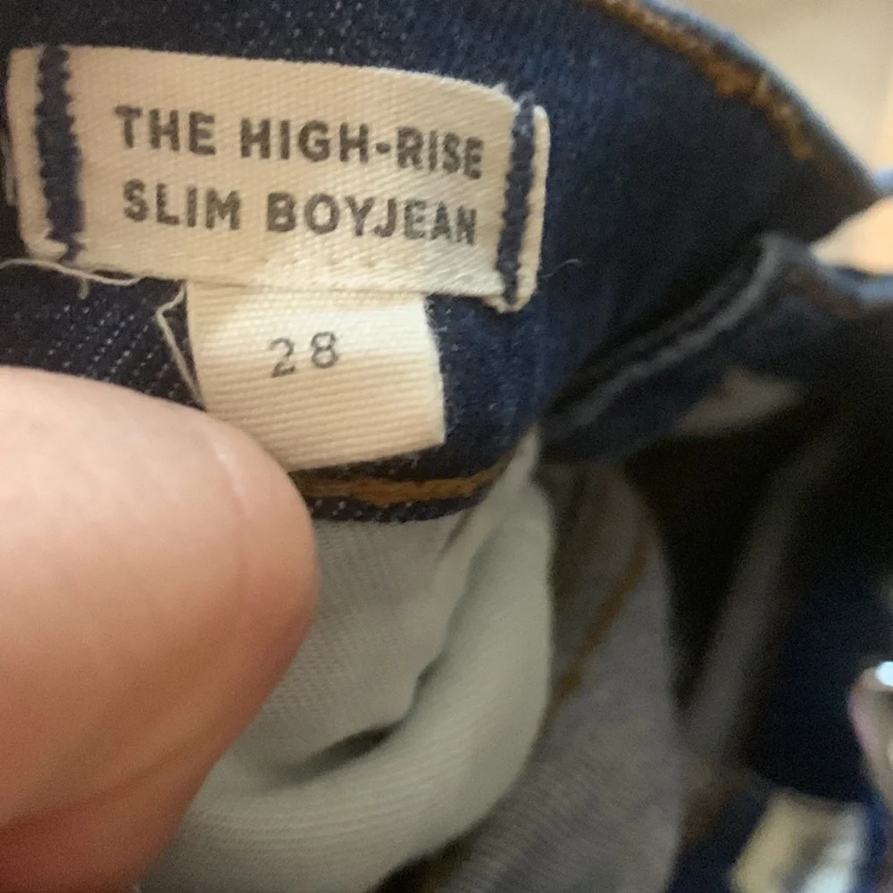 MADEWELL The High-Rise Slim Boyjean‎ Size 28